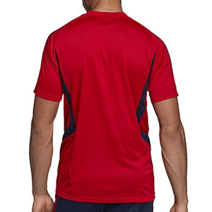 Camiseta adidas Arsenal entreno 2019 2020 - Camiseta entrenamiento adidas Arsenal 2019 2020 - roja - trasera