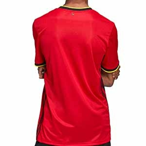 Camiseta adidas Bélgica 2019 2020 - Camiseta primera equipación selección belga 2019 2020 - roja - trasera