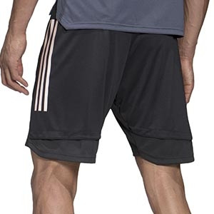 Short adidas Alemania entreno 2019 2020 - Pantalón corto de entrenamiento selección alemana 2019 2020 - gris - trasera