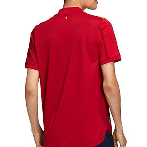 Camiseta adidas España 2019 2020 authentic - Camiseta auténtica primera equipación selección española 2019 2020 - roja - trasera