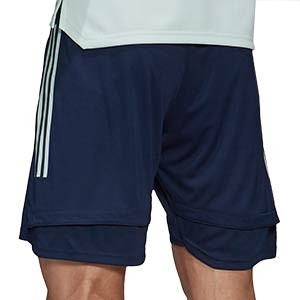 Short adidas España entreno 2019 2020 - Pantalón corto de entrenamiento selección española 2019 2020 - azul marino - trasera