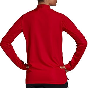 Chaqueta adidas Condivo 20 mujer - Chaqueta de entrenamiento de fútbol para mujer adidas - roja - trasera