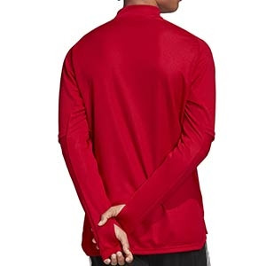 Sudadera adidas Condivo 20 - Sudadera de entrenamiento de fútbol adidas - roja - trasera