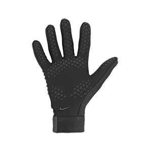 Guantes térmicos Nike Hyperwarm Academy - Guantes térmicos de jugador para el invierno Nike - negros - trasera