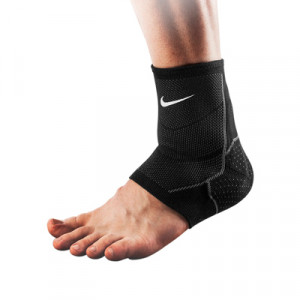 Tobillera Nike Advantage Knitted - Tobillera compresiva de hilo Nike - Negro - detalle