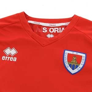 Camiseta Errea Numancia 2019 2020 - Camiseta Errea primera equipación Numancia 2019 2020 - roja - detalle cuello