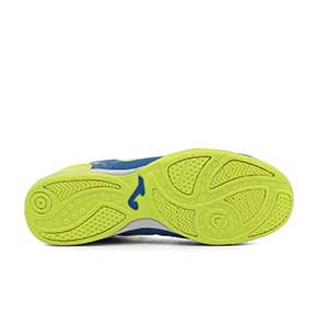 Joma Top Flex 904 IN - Zapatillas de fútbol sala para niño de piel Joma suela lisa IN - azules - suela