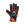 Uhlsport Soft Resist SF - Guantes de portero para césped artificial con protecciones para niño Uhlsport - negros y naranjas - frontal