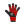 adidas Predator Training Junior - Guantes de portero infantiles adidas corte positivo - negros y rojos - frontal derecho