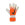 Nike Grip 3 - Guantes de portero Nike corte mixto - blancos y naranjas - frontal derecho