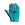 Guantes térmicos Nike Barcelona Academy Hyperwarm - Guantes térmicos de jugador para el invierno FC Barcelona Nike - verde turquesa - frontal