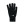 Guantes térmicos Nike Swoosh Knit - Guantes térmicos de entrenamiento Nike - Negro - frontal