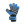 Rinat Kancerbero Quantum Basic - Guantes de portero Rinat corte Ergonómico - azules - frontal derecho