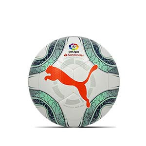 Balón Puma La Liga 2019 2020 Hybrid talla 5 - Balón de fútbol Puma de La Liga española LFP 2019 2020 talla 5 - blanco - frontal