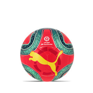 Balón Puma La Liga 1 Hybrid talla 4 - Balón de invierno Puma La Liga española LFP 2019 2020 talla 4 - rosa - frontal