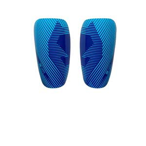 SAK Shape - Espinilleras de fútbol con mallas de sujeción SAK - azules - frontal