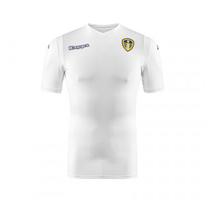 Camiseta Kappa 1a Leeds 2018 2019  - Camiseta oficial primera equipación del Leeds 2018 - 2019 - blanca - frontal