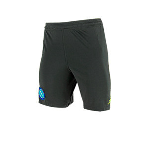 Short Kappa Nápoles entreno 2018 2019 - Pantalón corto de entrenamiento del SSC Napoli 2018 2019 - negro - frontal