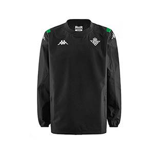 Chubasquero Kappa Betis 2019 2020 - Chubasquero Kappa Real Betis Balonpié 2019 2020 - negro - frontal