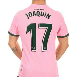 Camiseta Kappa 3a Real Betis Joaquin 2019 2020 - Camiseta Joaquín Kappa tercera equipación Real Betis 2019 2020 - rosa - trasera