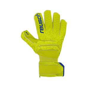 Reusch Fit Control S1 - Guantes de portero Reusch corte Expanse Cut - amarillos flúor - frontal derecho