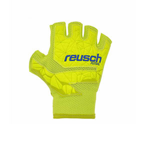 Reusch Futsal SG SFX - Guantes de portero de fútbol sala Reusch Negative Cut - amarillos flúor - frontal derecho