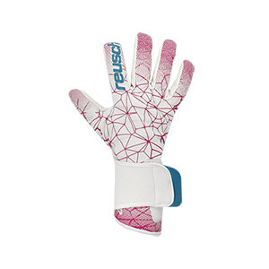 Reusch Pure Contact G3 Fusion WWC - Guantes de portero para mujer Reusch corte Evolution Negative Cut - blancos - frontal derecho