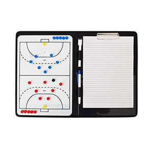 Carpeta entrenador fútbol sala Zastor 37x25 cm - Carpeta táctica para entrenador de fútbol sala Zastor - blanca - interior