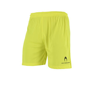 Short portero HO Soccer Universal - Pantalón corto de portero HO Soccer - Amarillo - frontal