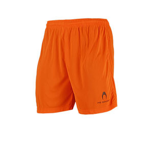 Short portero HO Soccer Universal - Pantalón corto de portero HO Soccer - Naranja - frontal