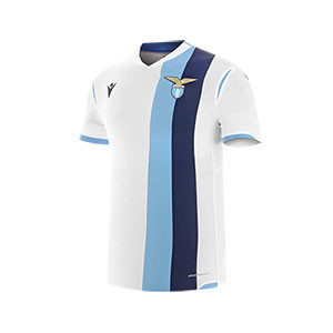 Camiseta Macron SS Lazio 2a 2019 2020 - Camiseta Macron segunda equipación SS Lazio 2019 2020 - blanca - frontal