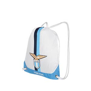 Gymsack Macron SS Lazio - Gymsack Macron de la Società Sportiva Lazio 2019 2020 - blanco y azul - frontal