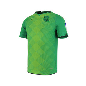 Camiseta Macron 2a Real Sociedad 2019 2020 - Camiseta Macron segunda equipación Real Sociedad 2019 2020 - verde - frontal