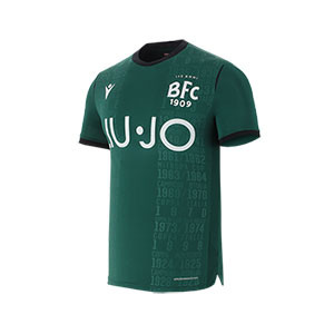 Camiseta Macron Bologna FC 3a 2019 2020 - Camiseta Macron tercera equipación Bologna FC 2019 2020 - verde oscuro - frontal