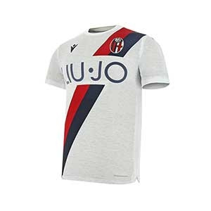 Camiseta Macron Bologna FC 2a 2019 2020 - Camiseta Macron segunda equipación Bologna 2019 2020 - blanca - frontal