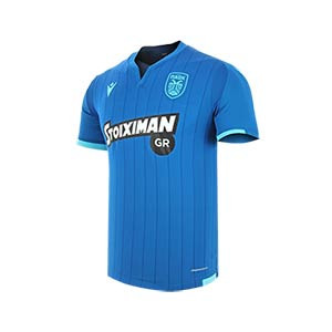 Camiseta Macron PAOK Salónica 3a 2019 2020 - Camiseta Macron tercera equipación PAOK Salónica 2019 2020 - azul - frontal