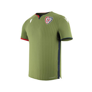 Camiseta Macron Cagliari 3a 2019 2020 - Camiseta Macron tercera equipación Cagliari 2019 2020 - verde - frontal