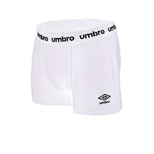 Calzoncillos boxer Umbro 2 pack - Pack de 2 calzoncillos boxer de fútbol Umbro - blancos - frontal