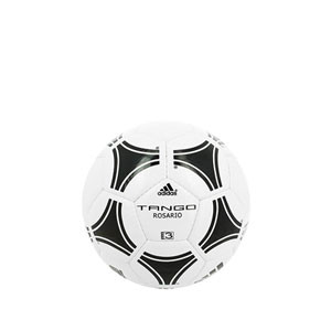 Balón adidas Tango Rosario Talla 3 - Balón de fútbol adidas Tango Rosario talla 3 - blanco y negro - frontal