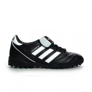 adidas Kaiser 5 Team - Botas de fútbol multitaco de piel adidas suela turf - Negro - Exterior pie derecho