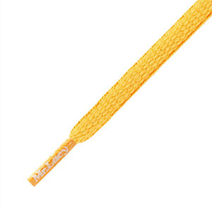 Cordones Runnies Hydrophobic  - 120 cm largo x 5 mm ancho - Naranja - frontal