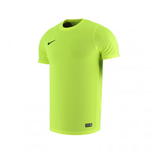 Camiseta entreno Nike Dry Football - Camiseta manga corta de entrenamiento Nike - verde lima - frontal