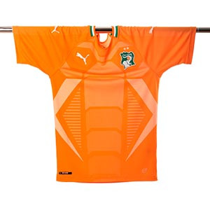 Camiseta Puma Costa de Marfil 2018 2019 - Camiseta Puma primera equipación Costa de Marfil 2018 2019 - naranja - frontal