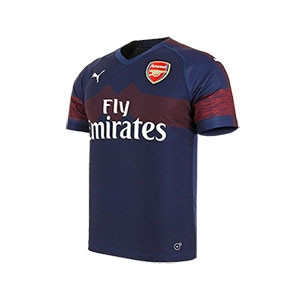 Camiseta Puma Arsenal 2a 2018 2019 - Camiseta oficial segunda equipación Arsenal FC 2018 2019 - azul marino - frontal