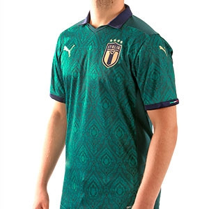 Camiseta Puma 3a Italia 2019 2020 - Camiseta Puma 3a equipación Italia 2019 2020 - verde oscuro - frontal