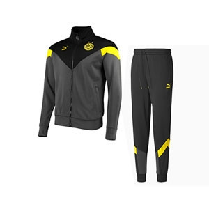 Chándal Puma Borussia Dörtmund MCS 2019 2020 - Chándal Puma Borussia Dortmund 2019 2020 - gris - frontal