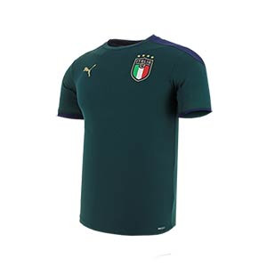 Camiseta Puma Italia entreno 2019 2020 - Camiseta de entrenamiento Puma Italia 2019 2020 - verde oscuro - frontal