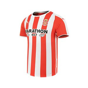 Camiseta Puma Girona 2019 2020 - Camiseta Puma primera equipación Girona 2019 2020 - roja y blanca - frontal