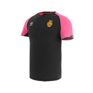 Camiseta Umbro 3a Mallorca 2019 2020 - Camiseta Umbro tercera equipación Mallorca 2019 2020 sin espónsor - negra y rosa - frontal