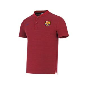 Polo Nike Barcelona GSP - Polo Nike FC Barcelona 2018 - 2019 - rojo - frontal